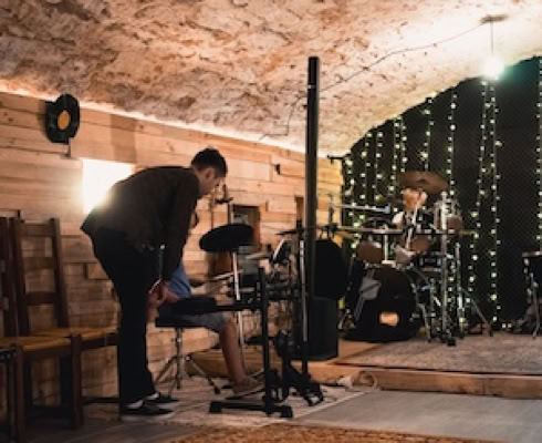 Cours de rythme et batterie avec Jérémy